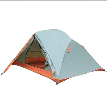 Fashionable Simplicity Outdoor camping tent 3-4 season 2-person Double Layer Backpacking Tent Aluminum Rod Windproof Waterproof for CampingTravel Climbing - Easy Set Up