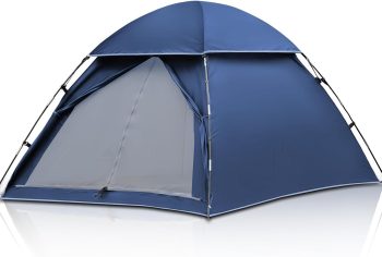 2 Person Camping Tent, 3 Season Dome Tent, Ultra Light, Small Pack Size, Quick Assembly, Tent for Trekking, Camping, Outdoor