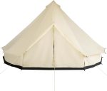 10-Person Yurt Tent Glamping Bell Tent with Spacious Interior, Breathable Waterproof Design, for Family Outdoor Camping, 16' x 16' x 10'