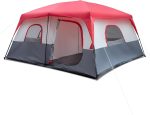 8/10 Person Camping Tent, Large 2 Room Family Tent with Weatherproof Instant Cabin Shelter with Rainfly & Carry Bag for Backpacking Hiking Car Traveling…